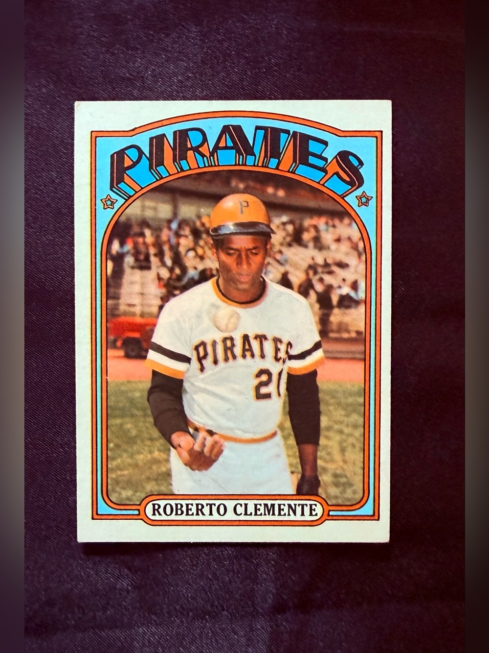 Roberto Clemente HOF, #309, Topps, 1972, Pittsburgh Pirates, MT/NM